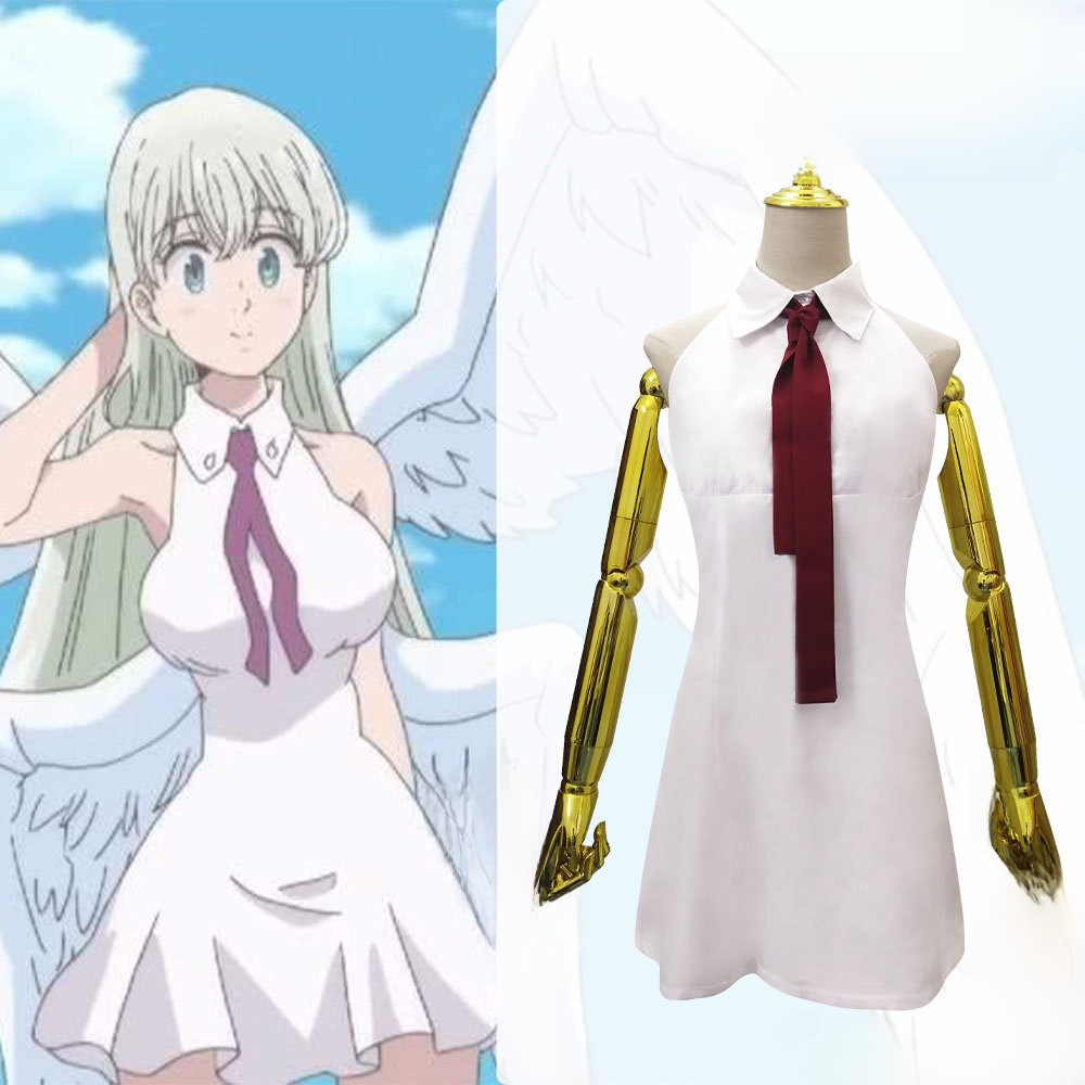 聚吉源cos 七大罪cos服女主伊麗莎白cos服 萬聖節cosplay動漫服裝