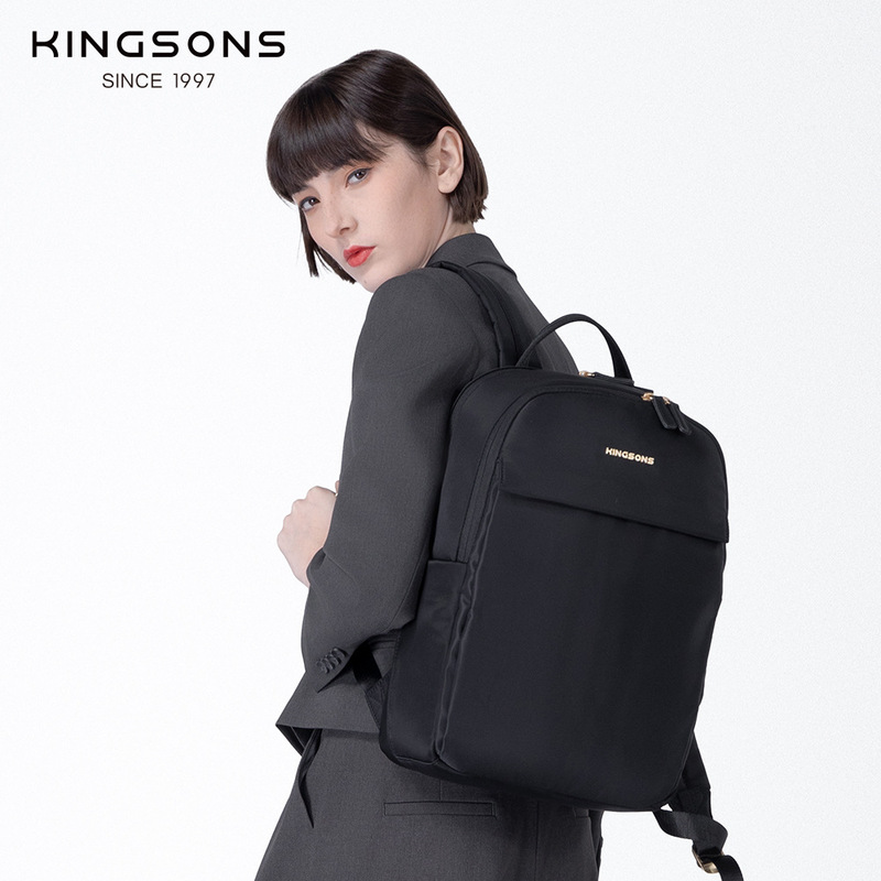 Jinshengs 女性用バックパック、シンプルなハイエンドナイロンバックパック、ファッショナブルで軽量、多機能のラップトップバッグ|undefined