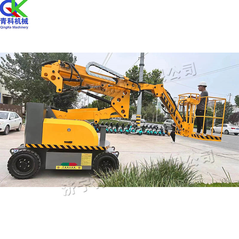 自行走曲臂式升降工作平台 室外作业维修平台 移动式户外升降车