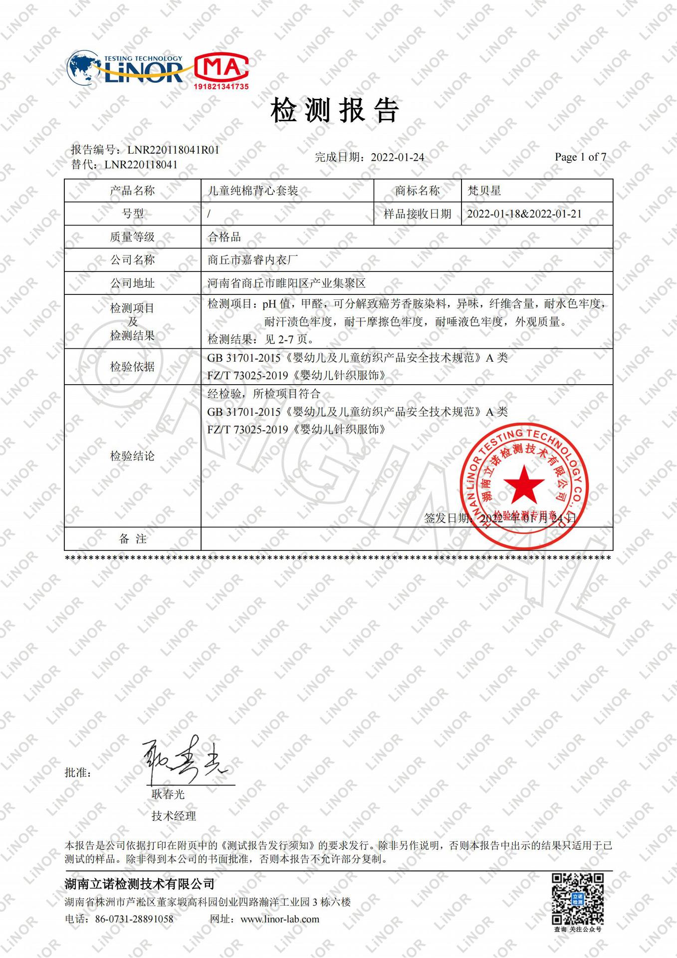 LNR220118041R01C 嘉睿（打) GB 3170