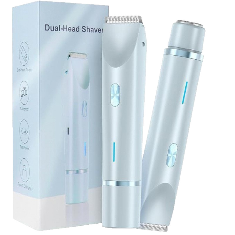 Cross-border double-head shaver epilator women's private parts trimmer electric shaver women's hair removal device Amazon 5