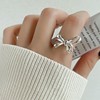 Brand small design advanced universal ring, silver 925 sample, trend of season, light luxury style, high-quality style, wholesale