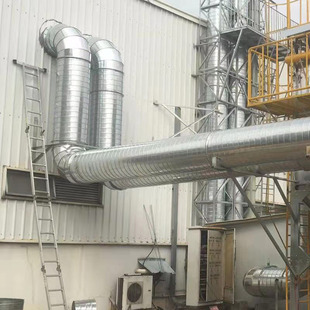 Galvanized Stainless Steel Chimney Pipe 304 Smoke Exhaust Engineering Installation Chimney Boiler Welding Pipe Air Duct Manufacturer/
