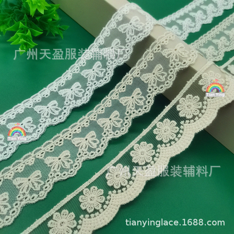 Tianying 네트 샌드 보우 자수 레이스 로리타 공주 드레스 의류 액세서리 침구 소재 저렴한 가격