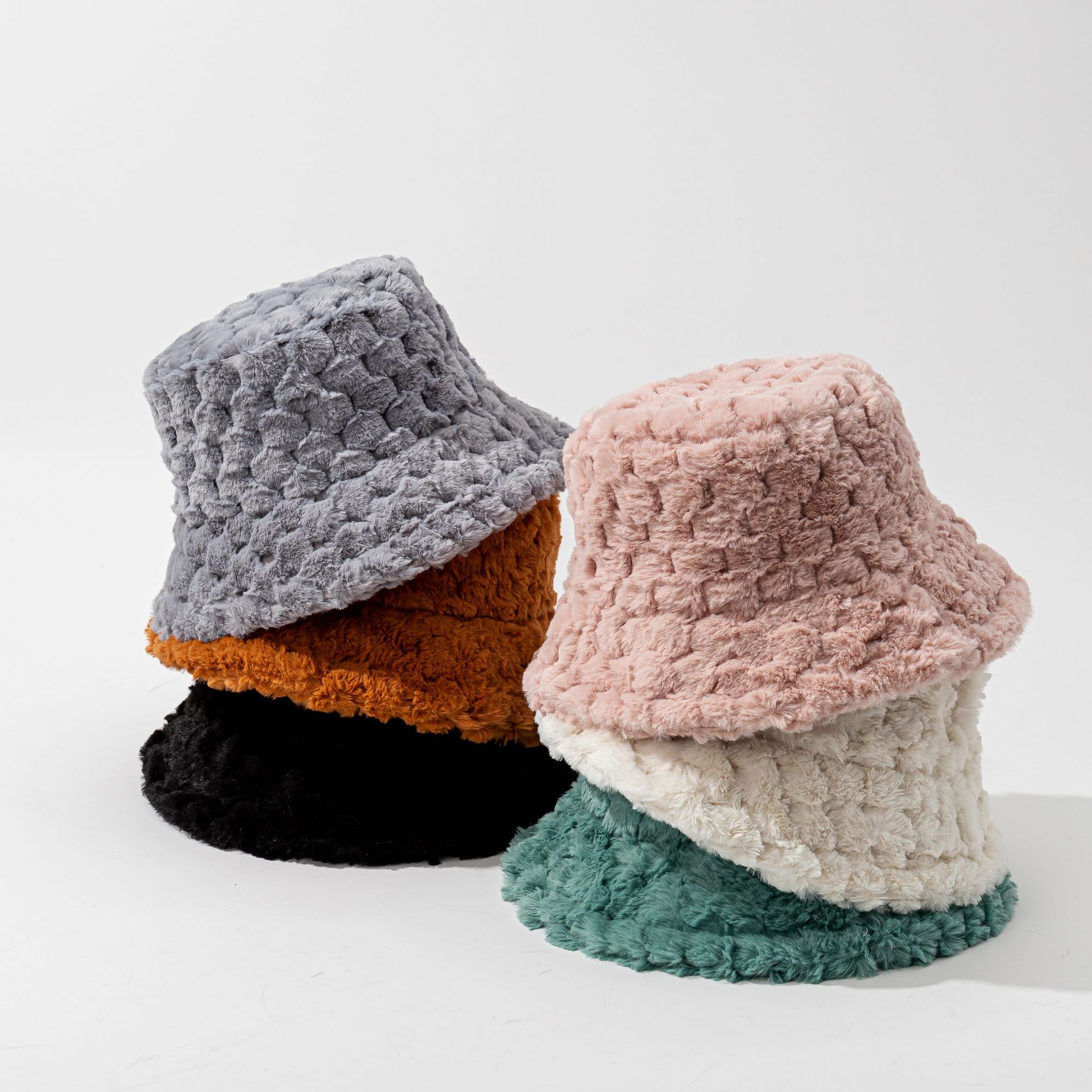 Bucket Hat Hats Type Casual, Outdoor Occasion Women's Simple Style Solid Color Big Eaves Bucket Hat