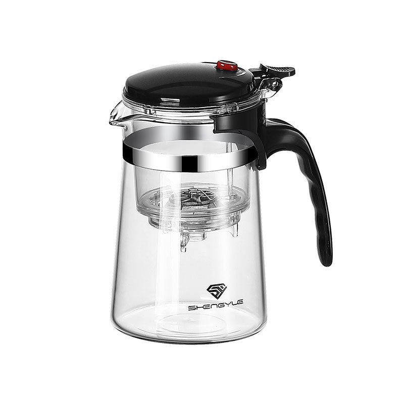 耐高温飘逸杯泡茶壶家用茶具茶水分离泡茶杯茶水分离玻璃茶壶套装|undefined