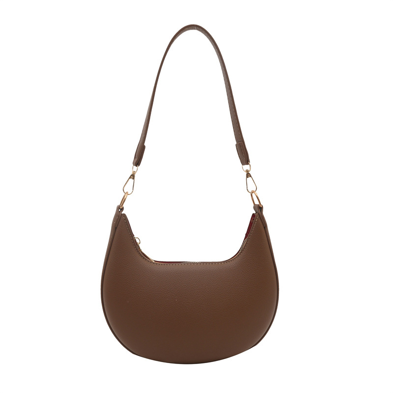 2025 primavera y verano nueva moda ocio media luna bolso bolso de nicho bolso de mujer minimalista bolso de hombro axilar