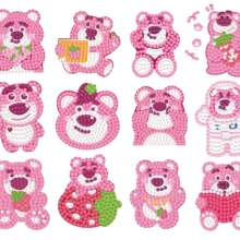 儿童DIY手工钻石贴画专注力训练玩具卡通幼儿园手工diy材料包