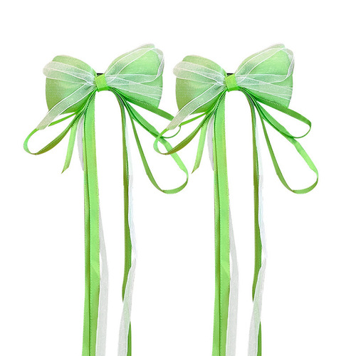 New children's tassel ribbon hairpin little girl's braided hairpin hairpin high-looking girl's tassel bow