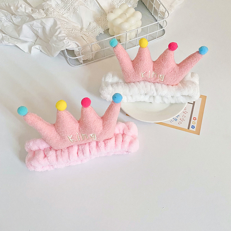 Europea y americana transfronteriza moda corona diadema mujeres belleza máscara diadema regalo de Navidad accesorios para el cabello tocado al por mayor