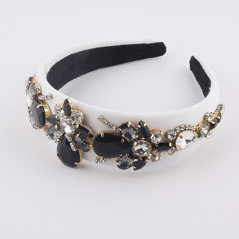 New Style Baroque Colored Diamonds Geometric Headband display picture 9