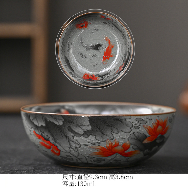 골동품 파란색과 흰색 컵-스타일 7