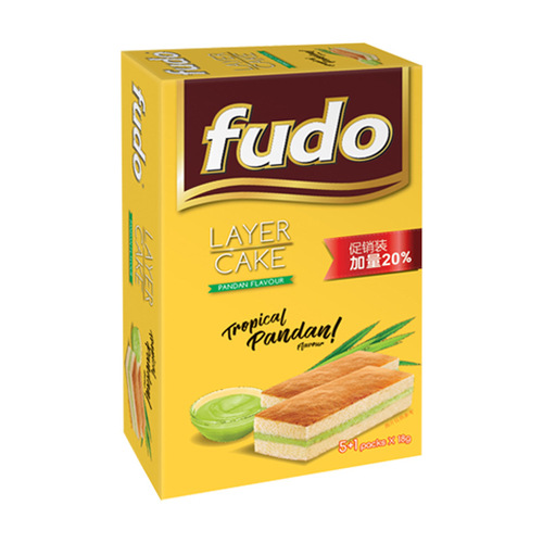 Malaysia Imported Fudo Cake Nutritional Breakfast Snack Cereal Wholesale 108g