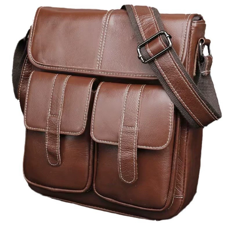 (Торговля через границу), мужская кожаная одно bag для отдыха, выделанная