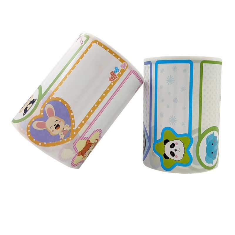Full set of cartoon name stickers classification stickers children's handmade creative decorative stickers toy stationery classification label stickers