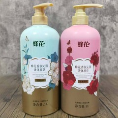 蜂の花の香りのさわやか液体石鹸の香りさわやかで清潔で保湿するファミリーサイズのシャワージェル