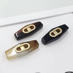 青衿樹脂合金紐扣雙孔大衣毛衣服飾毛呢大衣皮衣夾克外套風衣扣子