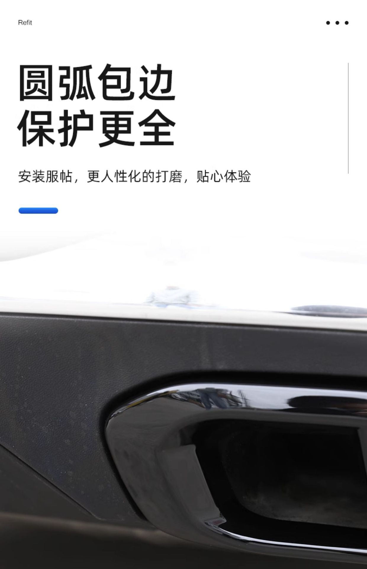 Applicable to Mercedes-Benz new C- class C260L C200L GLC300L modification accessories four-out tail throat frame exhaust trim cover