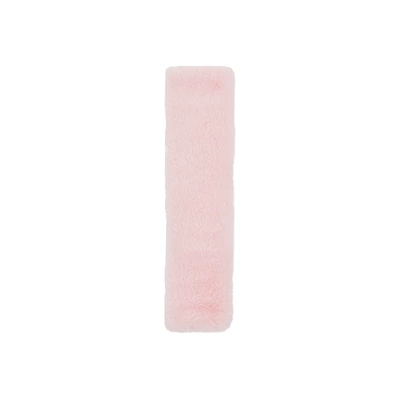 Blue Rain Seat Belt Shoulder Pads Casual Imitation Rabbit Fur Car Soft Anti-Strangle Protective Cover Winter Stuffed Car Shoulder Pads (Seat belt shoulder pad) - rabbit-fur-shoulder-pads-pink