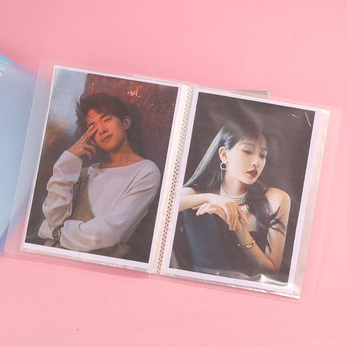 Kangbai transparent information booklet A5 insert folder multi-layer information folder test paper folder thickened 30 pages 40 pages 60 pages