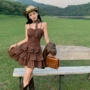 新疆西北美式小众吊带裙