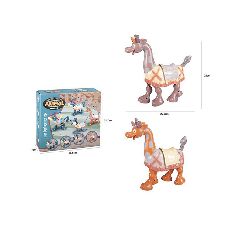 Productos especiales transfronterizos Simulación infantil multifuncional coche de comida rápida coche controlado remoto muñeca familia serie de juguetes de dinosaurios