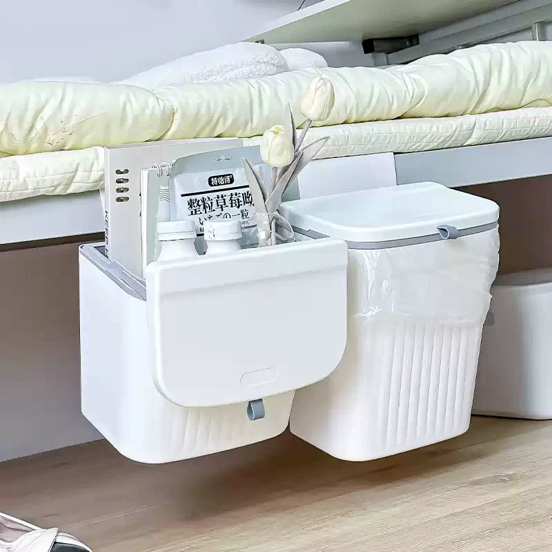 Toilet storage bin, bedside shelf, hanging storage basket for college students, dorm room trash can, dorm room hanging basket Toilet storage bin, bedside shelf, hanging storage basket for college students, dorm room trash can, dorm room hanging basket