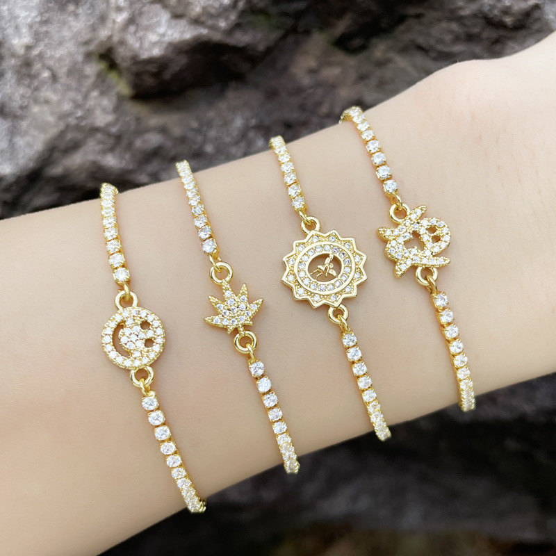 Halloween ghost zircon fashion bracelet wholesale jewelry Nihaojewelry