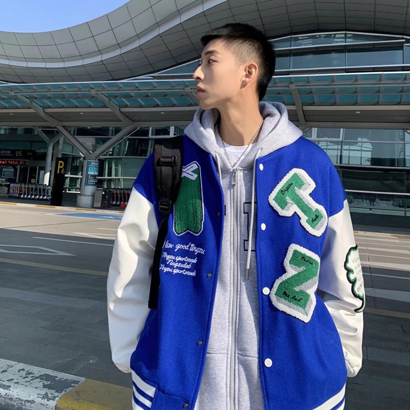 2022 봄 야구 유니폼 남성 트렌드 브랜드 봄, 가을 미국 힙합 하이 스트리트 재킷 다목적 커플 스타일 재킷