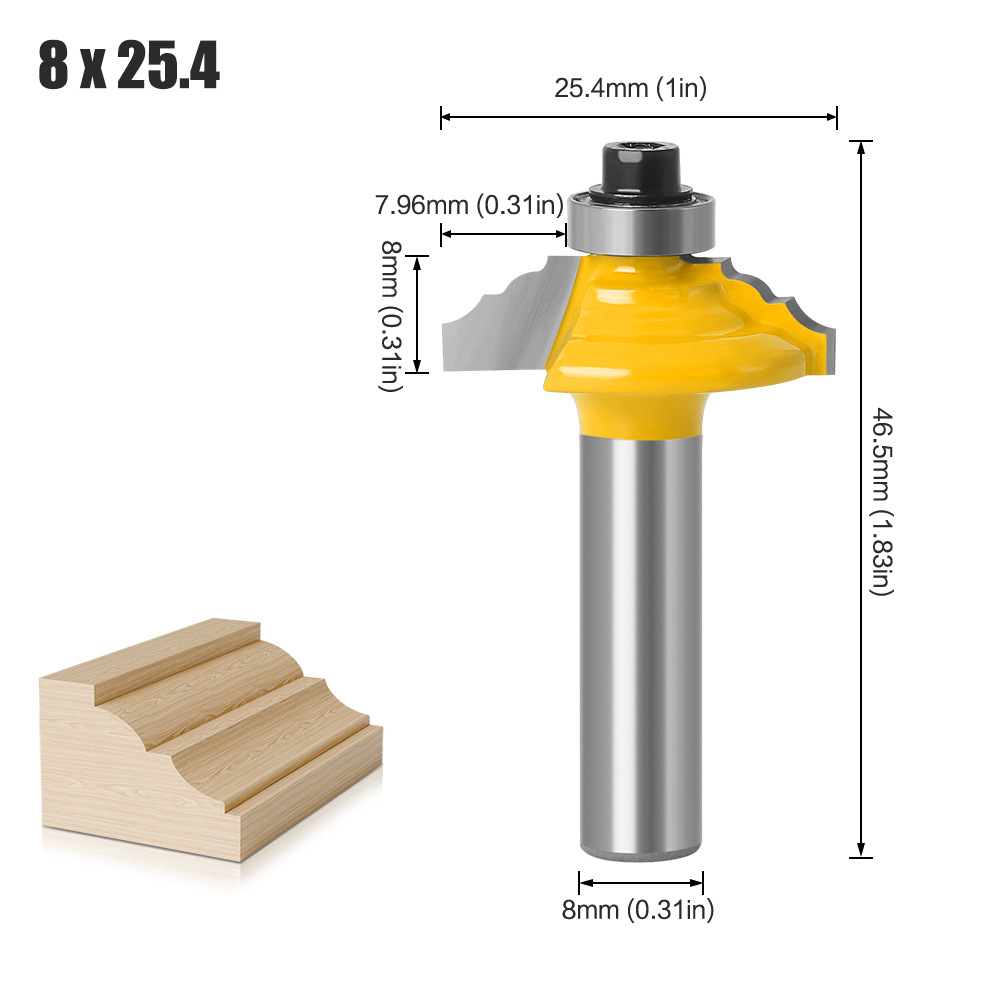 8mm mango línea cuchillo cortador de encaje línea cuchillo gabinete puerta panel carpintería cuchillo Gong cuchillo