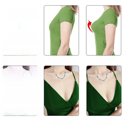 Manufacturer Direct Sales Cute Silicone Bra Pads Bikini Self-Adhesive Thick Insert Invisible Thick Abalone Silicone Bra Pads