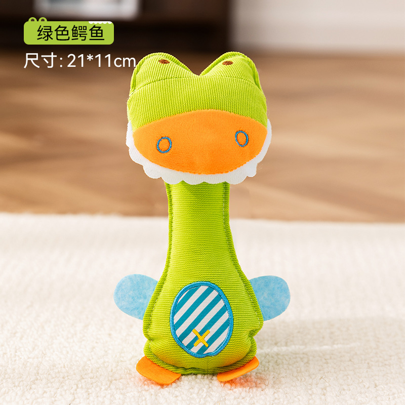 Juguetes de peluche para perros de girafa sonora para animales de zoológico resistentes a la mordida para aliviar el aburrimiento para compañerismo interactivo para mascotas y gatos juguetes