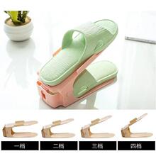 可调节收纳鞋架双层鞋架鞋托支架鞋子收纳神器鞋柜分层隔板置物架