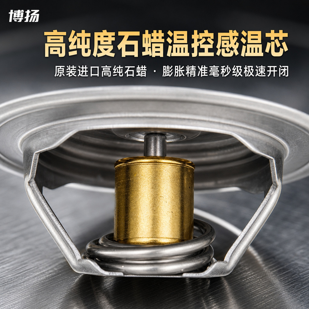 07K121113B car thermostat, suitable for Volkswagen Beetle, Jetta, and Golf 2.5L models, used for cooling temperature regulation