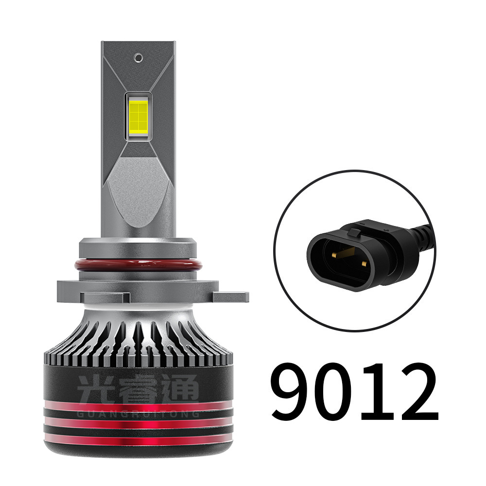 Transfronterizo M8 PRO linterna del coche 60W faro H4 9005 H1H7 solo tubo de cobre LED lámpara lejos y cerca de la luz