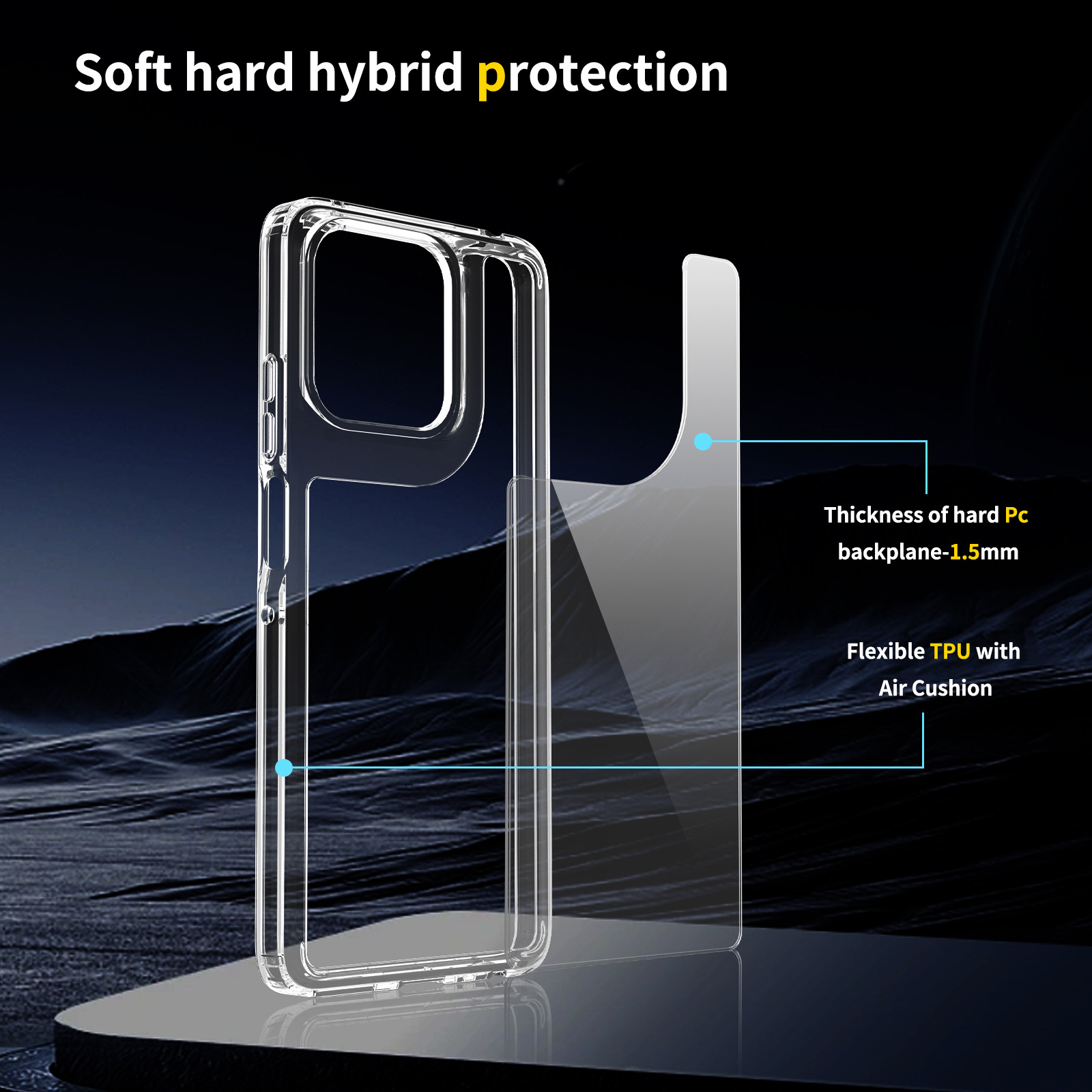 Aplicable Moto g56 anti-rañazos transparente G 5G 2025 anti-caída caja de teléfono 60 fusión cubierta personalizada