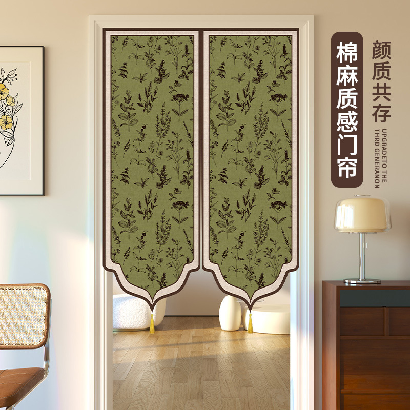 Door Curtain, Partition Curtain, Short Curtain, Entrance Bathroom Toilet Door Half-Shielded Curtain, Accessible Luxury Home Bedroom Curtain