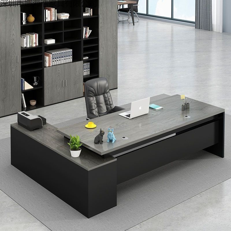 Office Desk, Simple Modern Office Furniture, Desk and Chair Combination, Manager's Desk, President's Desk, Single-Person Desk, Executive Desk, Boss's Desk