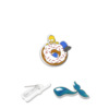 Cartoon brand acrylic cute brooch, classic universal badge suitable for men and women, trend accessory