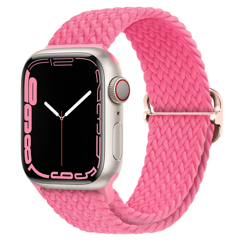 Смарт-ремешок Apple Watch подходит для Apple iWatch поколения 67891011 регулируемый нейлоновый переплетенный ремешок новый стиль