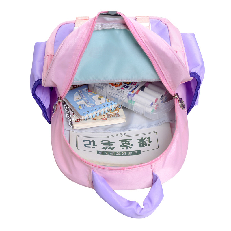 Dinosaurios de dibujos animados para niños mochila de jardín de infantes lindo conejo mochila de niñas mochila transpirable para niños de clase media