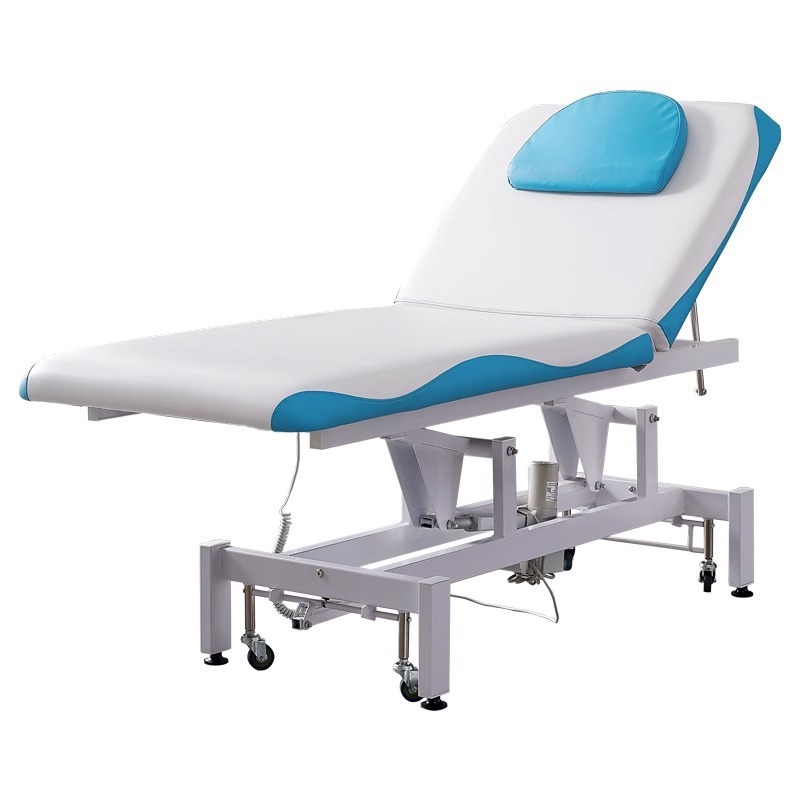 Cama de belleza elevadora eléctrica directa de fábrica para salón de belleza especial de enfermería de masaje con agujeros faciales de masaje cama de tatuaje