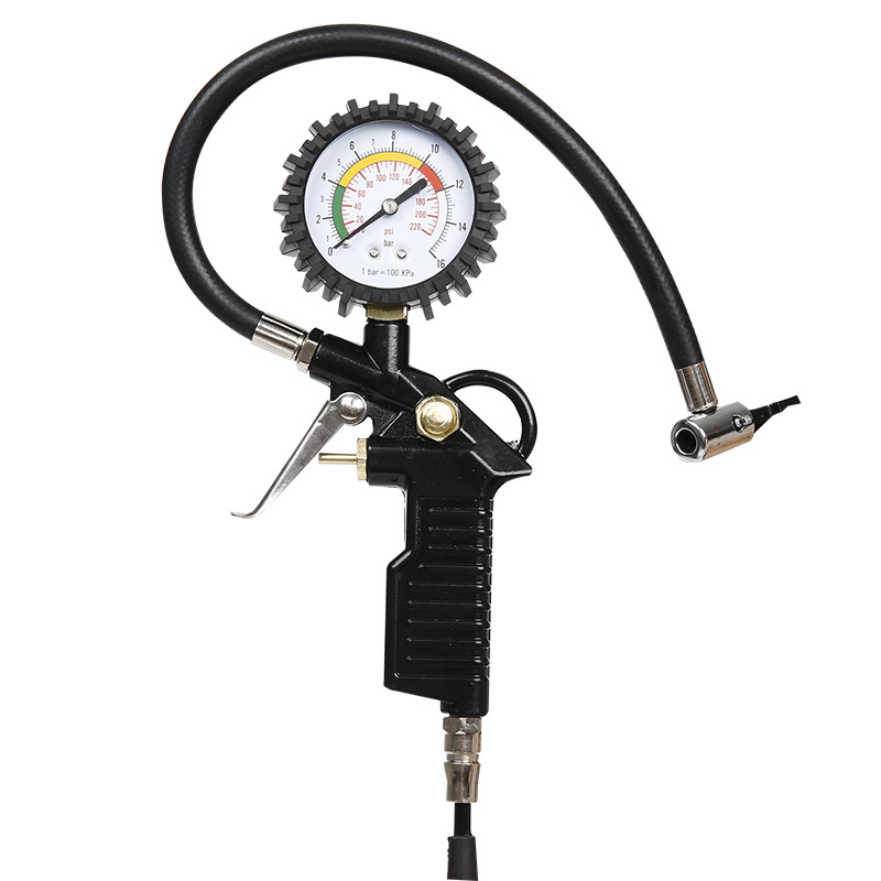 Tire Pressure Meter – Qìchē Air pressure gauge/tire pressure gauge - 3rd-gen-black-scale-gauge