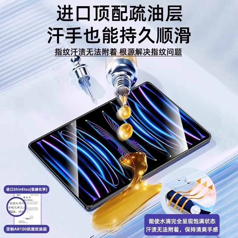 Защитная пленка для iPad Apple 10.9 10.2 планшет air6/mini7 антиблэковая 13 дюймов/11 защитная пленка