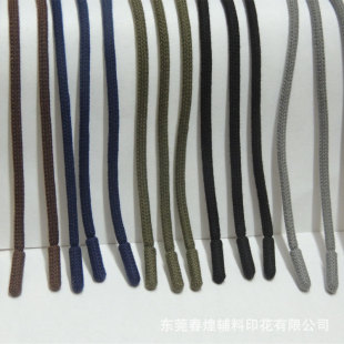 Multicolor Round Drawstring for High-End Sports Sweatpants, Sweatshirt, Hat, Casual Pants, and Drawstring Ties