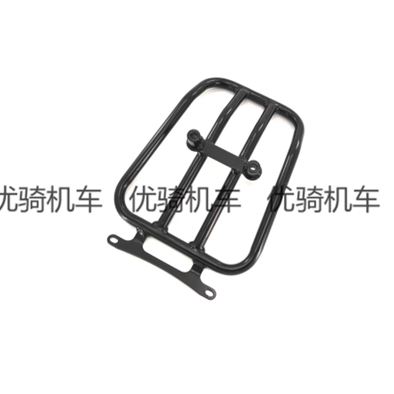 Suitable for Lambretta G350 Modified Stainless Steel Rear Shelf Luggage Rack Short Tail Bracket Armrest