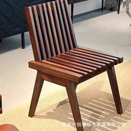 实木长条折叠凳换鞋凳复古实木餐厅休闲椅家用长条凳简约靠背椅
