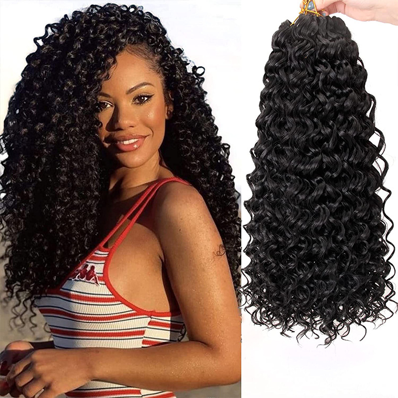 Cabello Rizado para Crochet Gogo Curly, Fibra de Alta Temperatura, Cómodo, Fácil de Usar