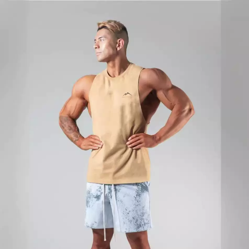 LYFT2024夏季欧美健身运动休闲衣服短袖男士修身跑步训练舒适T恤