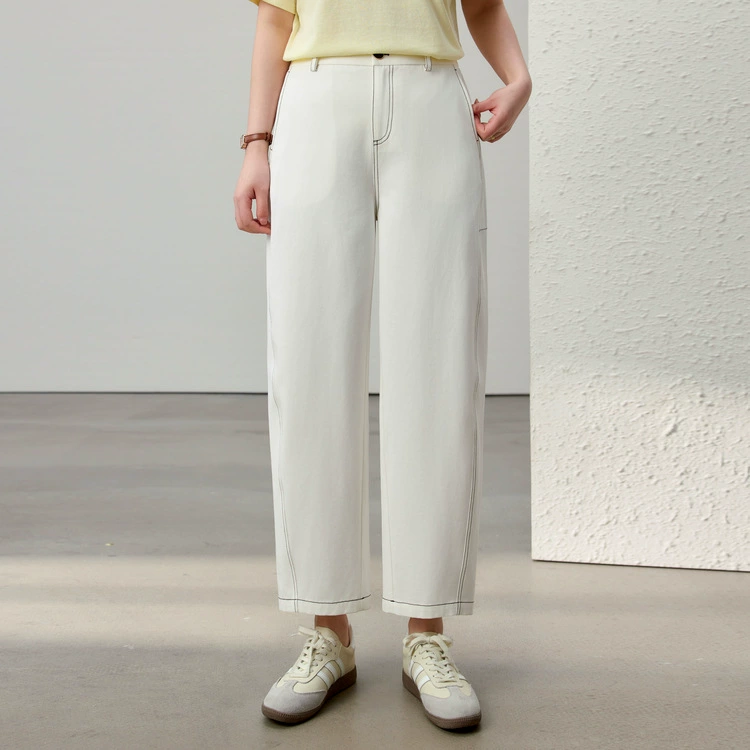 [Конструкторская линия Lesel удобные дикие брюки] Felly Show большой размер женский толстый mm2025 летний новый стиль